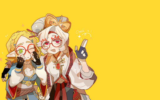 Anime Trio  from Chrome web store to be run with OffiDocs Chromium online