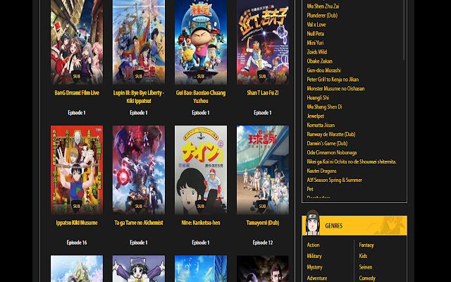 ক্রোম ওয়েব স্টোর থেকে AnimeUltima Anime Ultima gogoanime.city অনলাইনে OffiDocs Chromium এর সাথে চালানো হবে