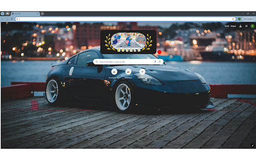 A Nissan 350z at a Dock  from Chrome web store to be run with OffiDocs Chromium online
