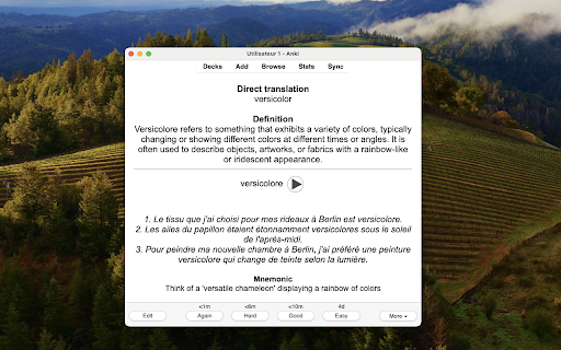 AnkiLingoFlash  from Chrome web store to be run with OffiDocs Chromium online