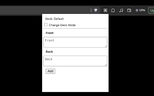 Anki Time Saver  from Chrome web store to be run with OffiDocs Chromium online