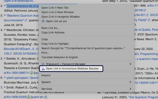Anonymous Links by Webfuse  from Chrome web store to be run with OffiDocs Chromium online