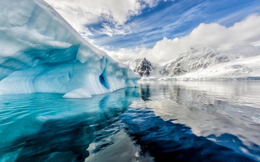 Antarctic Theme  from Chrome web store to be run with OffiDocs Chromium online