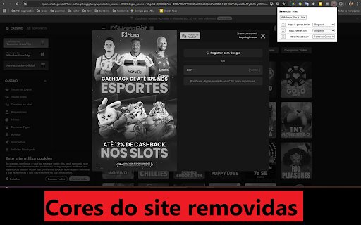 Anti Bets:Bloqueador e Filtro de Cores  from Chrome web store to be run with OffiDocs Chromium online