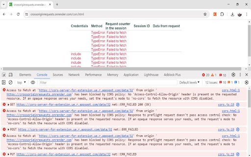 Anti CORS, anti CSP  from Chrome web store to be run with OffiDocs Chromium online