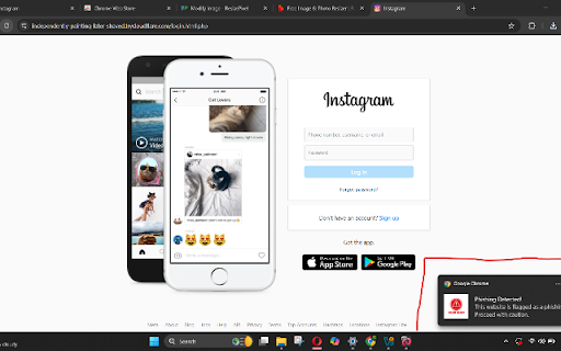 Anti Phishing Detector  from Chrome web store to be run with OffiDocs Chromium online