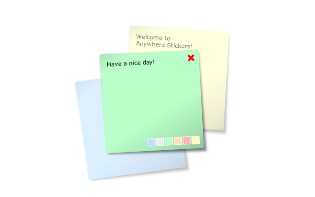 Anywhere stickers simple sticky notes  from Chrome web store to be run with OffiDocs Chromium online