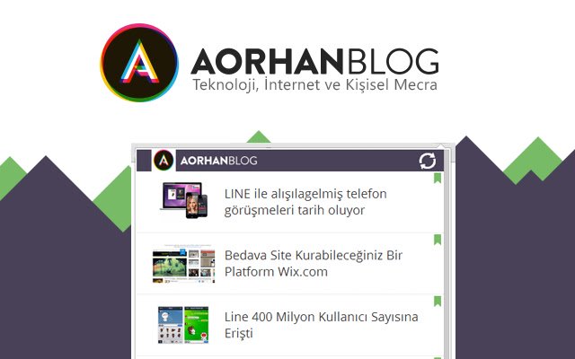AOrhan.com-Blog aus dem Chrome-Webshop zur Ausführung mit OffiDocs Chromium online