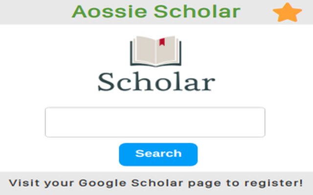 AOSSIE Scholar dari kedai web Chrome untuk dijalankan dengan OffiDocs Chromium dalam talian