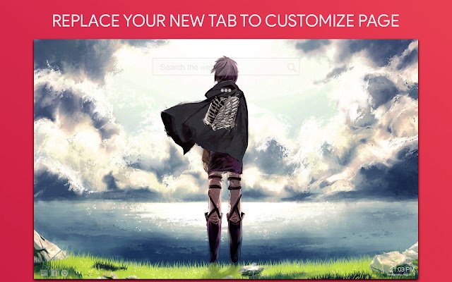 Aot Wallpaper HD Custom New Tab  from Chrome web store to be run with OffiDocs Chromium online