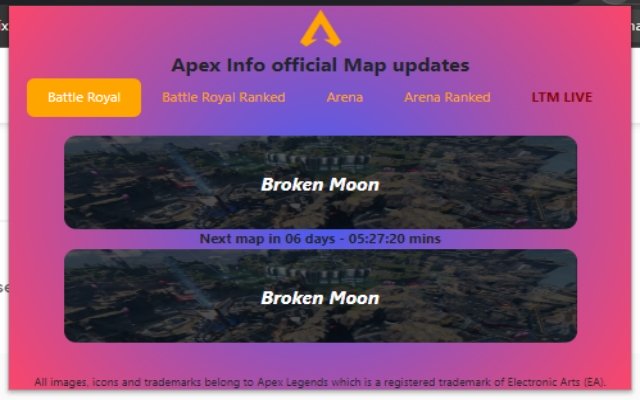 Las actualizaciones de mapas de ApexInfo desde la tienda web de Chrome se ejecutarán con OffiDocs Chromium en línea