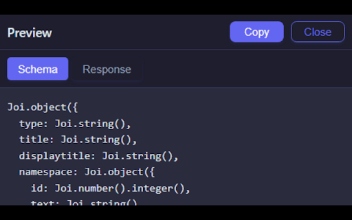 API Schema Generator  from Chrome web store to be run with OffiDocs Chromium online
