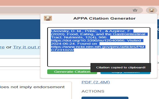 APPA  from Chrome web store to be run with OffiDocs Chromium online
