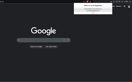 App Diagramas  from Chrome web store to be run with OffiDocs Chromium online