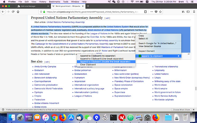 ผนวกเข้ากับคลิปบอร์ดจาก Chrome เว็บสโตร์เพื่อใช้งานกับ OffiDocs Chromium ออนไลน์