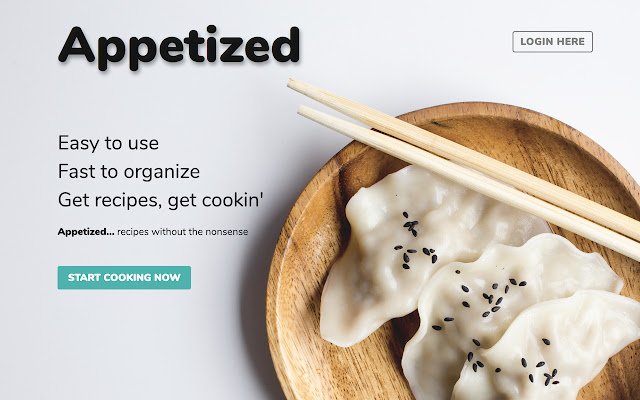 Appetized Recipe Manager จาก Chrome เว็บสโตร์ที่จะรันด้วย OffiDocs Chromium ทางออนไลน์