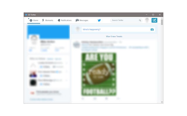 App para sa Twitter™ mula sa Chrome web store na tatakbo sa OffiDocs Chromium online