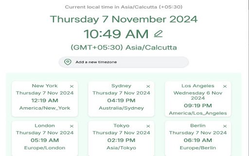 Appointo Timezone Converter  from Chrome web store to be run with OffiDocs Chromium online