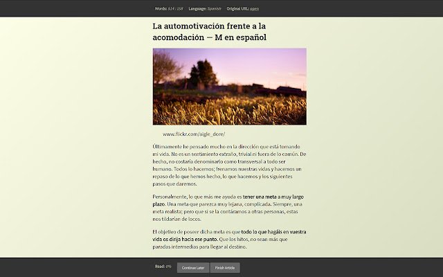 Chrome Web ストアからの Aprelo Simply Reading を OffiDocs Chromium オンラインで実行する