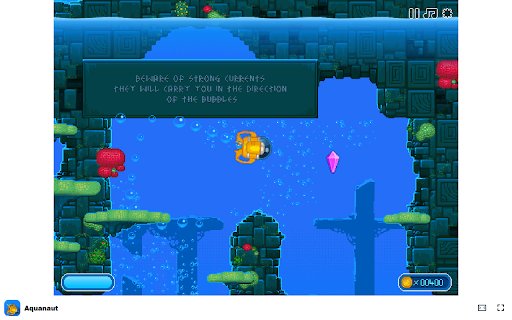 Aquanaut Navigate the sea and collect precious gems!  from Chrome web store to be run with OffiDocs Chromium online