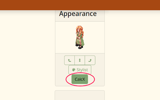 Arcadia CalcX Button  from Chrome web store to be run with OffiDocs Chromium online