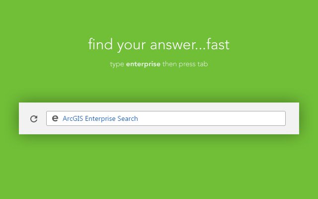 ArcGIS Enterprise Search  from Chrome web store to be run with OffiDocs Chromium online