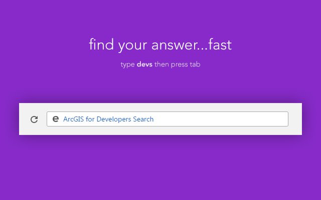 ArcGIS for Developers Search  from Chrome web store to be run with OffiDocs Chromium online