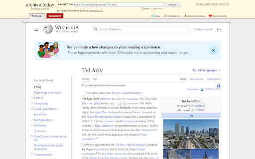 Archive.today automator  from Chrome web store to be run with OffiDocs Chromium online