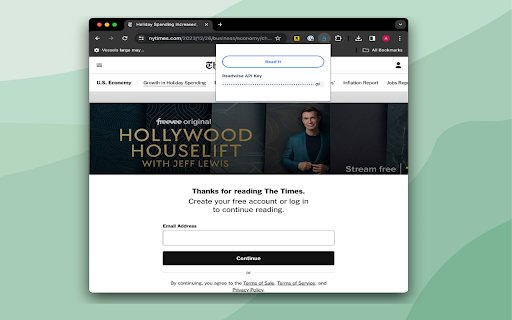Archive To Reader  from Chrome web store to be run with OffiDocs Chromium online