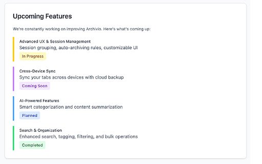 Archivio  from Chrome web store to be run with OffiDocs Chromium online
