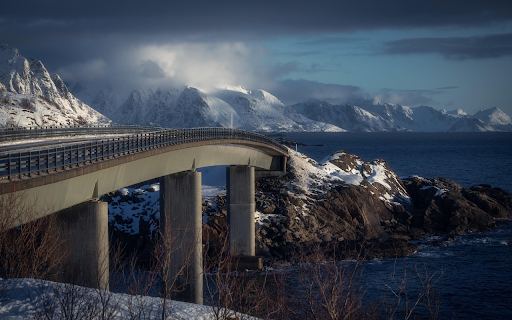 Arctic Bridgeway  from Chrome web store to be run with OffiDocs Chromium online