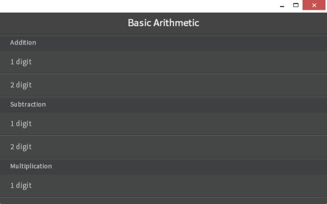 Arithmetic Practice  from Chrome web store to be run with OffiDocs Chromium online