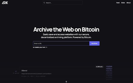 Ark  from Chrome web store to be run with OffiDocs Chromium online