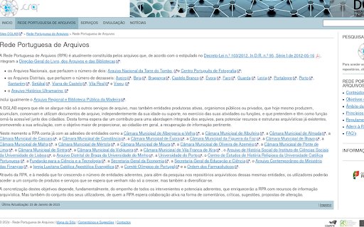 Arquivos de Portugal  from Chrome web store to be run with OffiDocs Chromium online