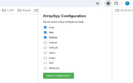 ArraySpy  from Chrome web store to be run with OffiDocs Chromium online