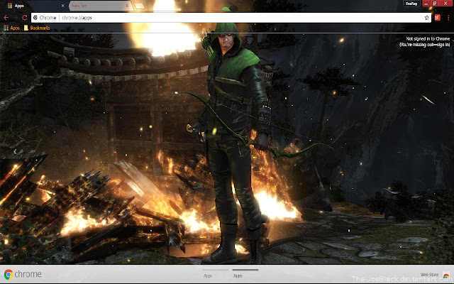 Arrow art 1366*768 din magazinul web Chrome va fi rulat cu OffiDocs Chromium online