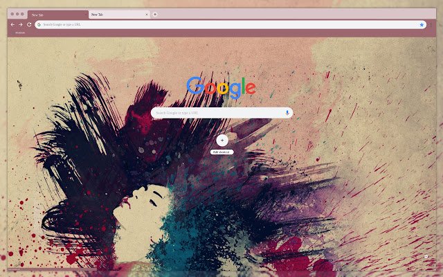 נערת אמנות עם שיער מחנות האינטרנט של Chrome שתתנהל עם OffiDocs Chromium באינטרנט