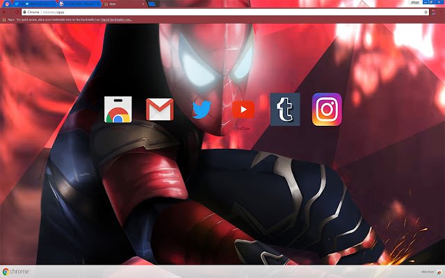 ART Iron Spider Man | Avengers Infinity War mula sa Chrome web store na tatakbo sa OffiDocs Chromium online