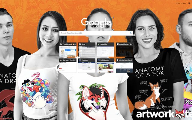 ArtworkTee ze sklepu internetowego Chrome do uruchomienia z OffiDocs Chromium online