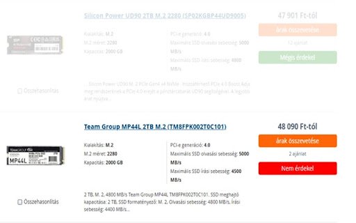 Arukereso Extension  from Chrome web store to be run with OffiDocs Chromium online