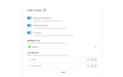 ArXiv Toolkit  from Chrome web store to be run with OffiDocs Chromium online