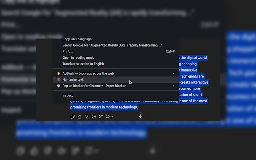 Arzuno Humanizer: Write like a human  from Chrome web store to be run with OffiDocs Chromium online