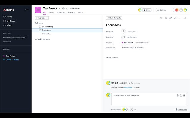Asana Extra Key Mappings  from Chrome web store to be run with OffiDocs Chromium online