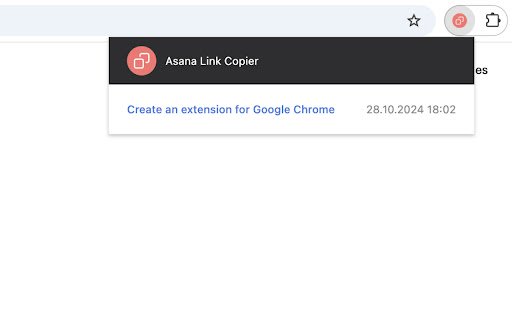 Asana Link Copier  from Chrome web store to be run with OffiDocs Chromium online