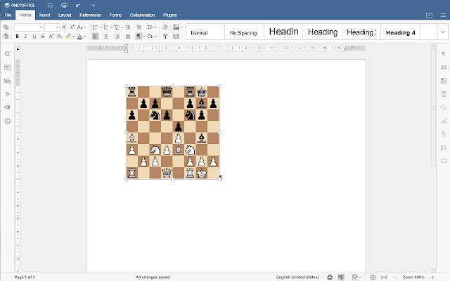 Chrome ウェブストアの Asc.chess(fen) を OffiDocs Chromium online で実行する