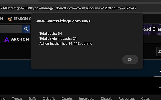 Ashen Feather Uptime  from Chrome web store to be run with OffiDocs Chromium online