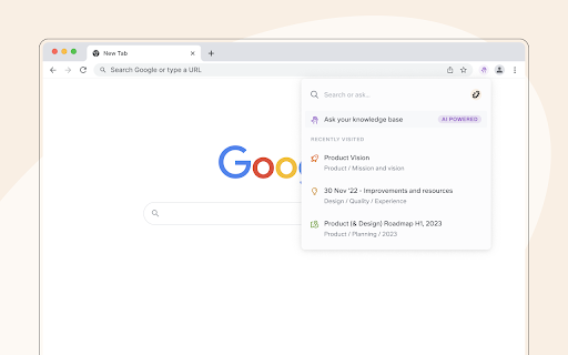 Ask by Slite  from Chrome web store to be run with OffiDocs Chromium online