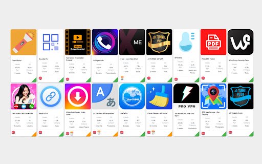 AsoSpy for Google Play Store ASO  from Chrome web store to be run with OffiDocs Chromium online