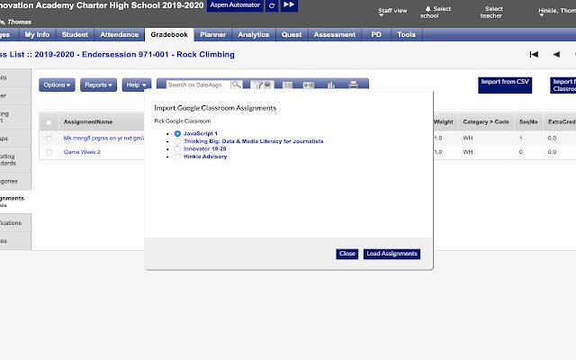 Aspen Automator  from Chrome web store to be run with OffiDocs Chromium online