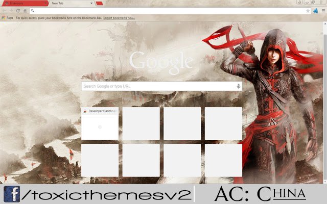 Assassins Creed China 1400 de la boutique en ligne Chrome sera exécuté avec OffiDocs Chromium en ligne